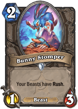 Bunny Stomper Card