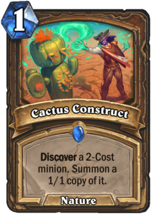 Cactus Construct Card