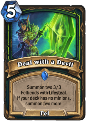 Deal with a Devil Card