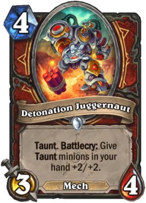 Detonation Juggernaut Card