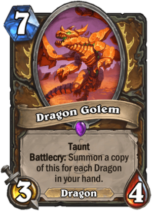 Dragon Golem Card