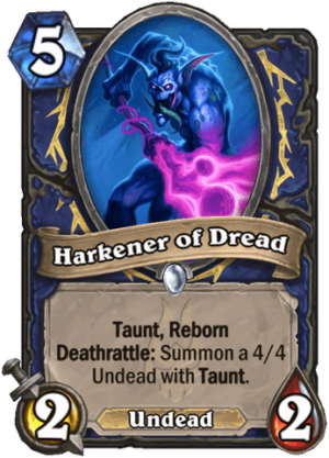 Harkener of Dread Card