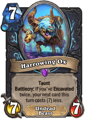 Harrowing Ox Card