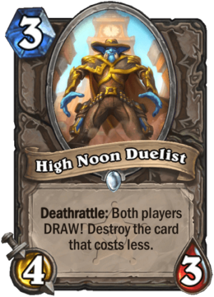 High Noon Duelist Card