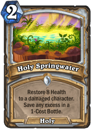 Holy Springwater Card