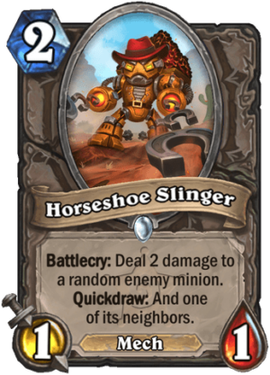 Horseshoe Slinger Card