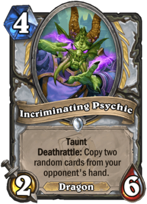 Incriminating Psychic Card