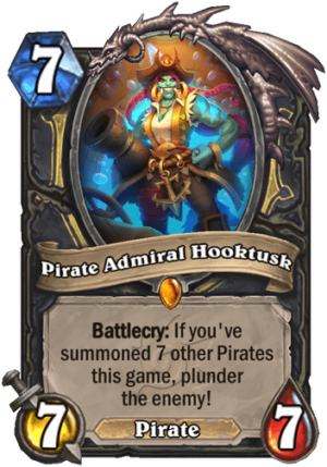 Pirate Admiral Hooktusk Card