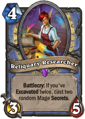 Reliquary Researcher Card