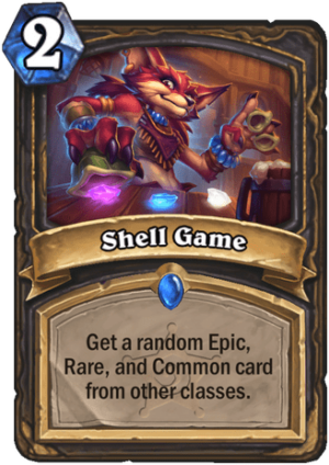 Shell Game Card