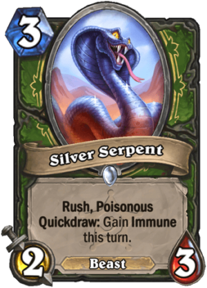 Silver Serpent Card