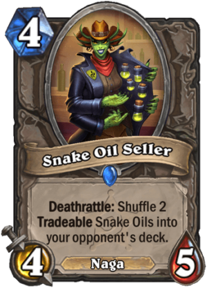 Snake Oil Seller Card