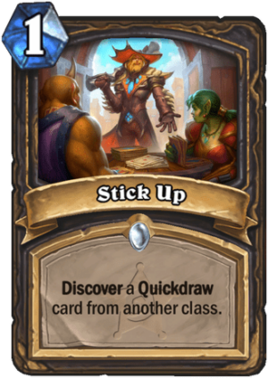Stick Up Card