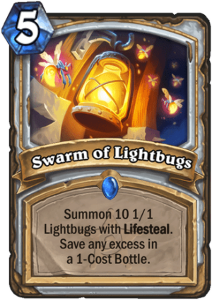Swarm of Lightbugs Card