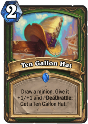 Ten Gallon Hat Card