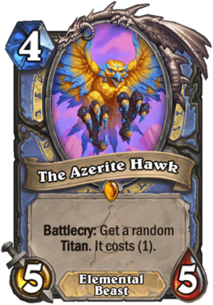 The Azerite Hawk (Legendary Excavate Treasure) Card