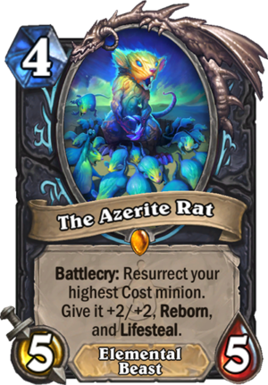The Azerite Rat (Legendary Excavate Treasure) Card