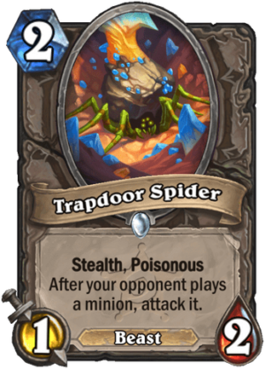 Trapdoor Spider Card