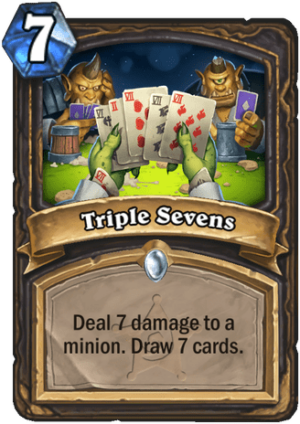 Triple Sevens Card