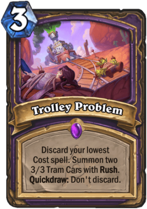 Trolley Problem Card