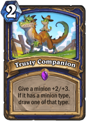 Trusty Companion Card