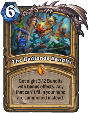 The Badlands Bandits Card