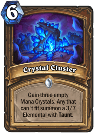 Crystal Cluster Card
