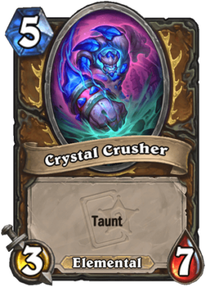 Crystal Crusher Card