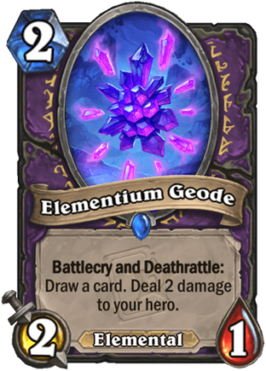 Elementium Geode Card