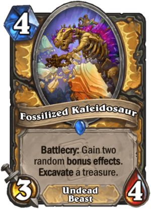 Fossilized Kaleidosaur Card