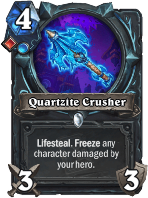 Quartzite Crusher Card