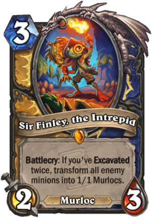 Sir Finley, the Intrepid Card