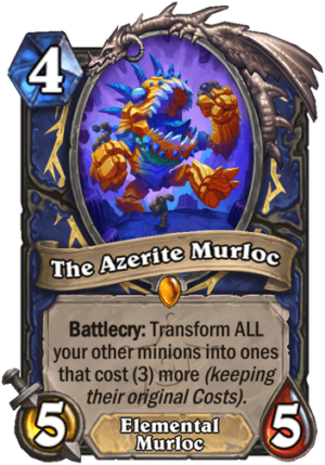 The Azerite Murloc (Legendary Excavate Treasure) Card