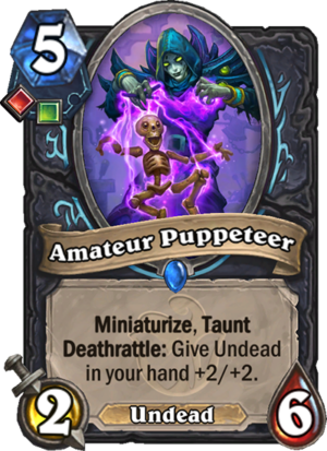 Amateur Puppeteer Card