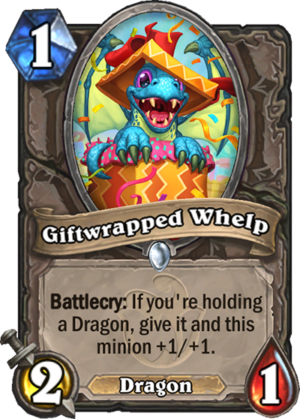 Giftwrapped Whelp Card