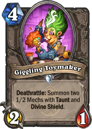 Giggling Toymaker Card
