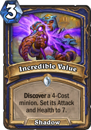 Incredible Value Card