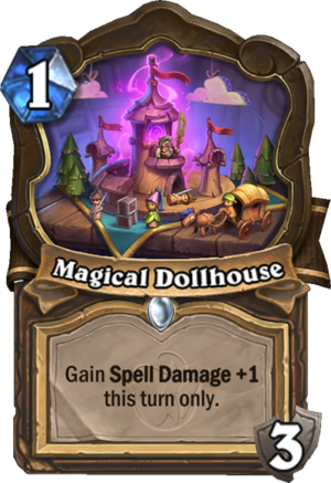 Magical Dollhouse Card