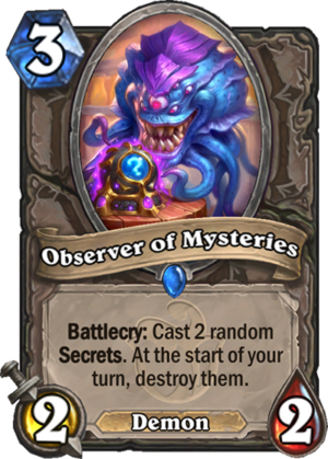 Observer of Mysteries Card