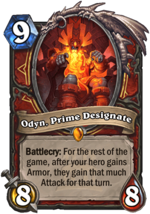 Odyn, Prime Designate Card