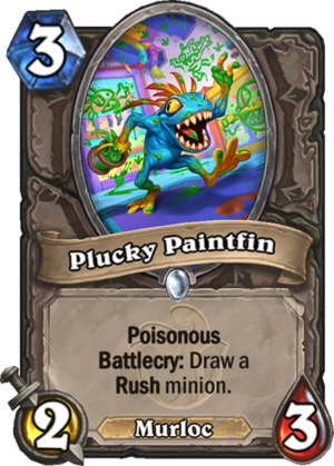 Plucky Paintfin Card