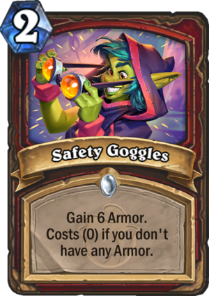 Safety Goggles Card