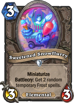 Sweetened Snowflurry Card