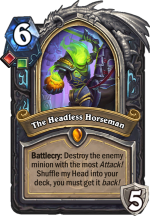 The Headless Horseman Card