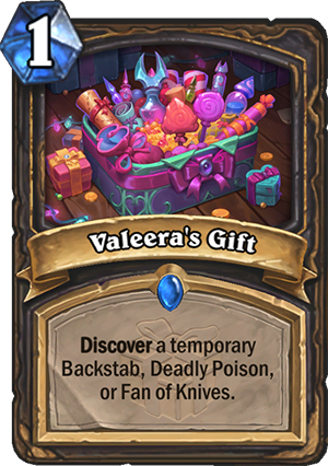 Valeera’s Gift Card