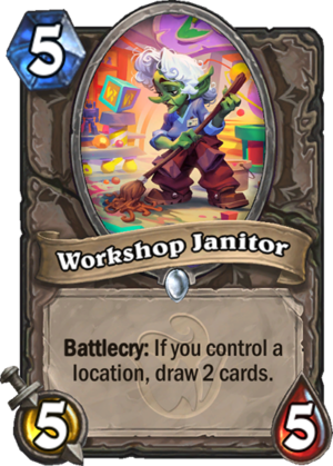 Workshop Janitor Card