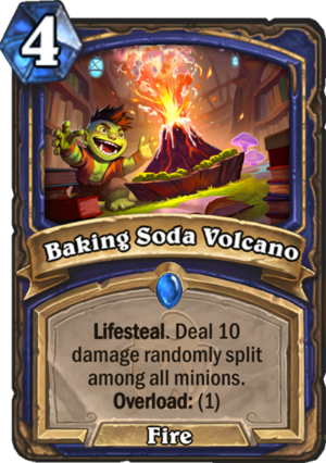 Baking Soda Volcano Card