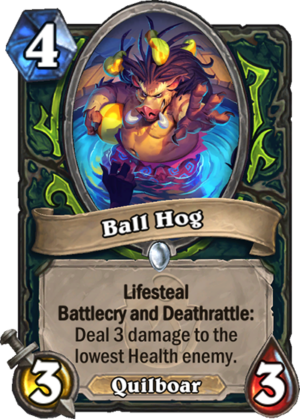Ball Hog Card
