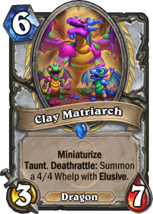 Clay Matriarch Card