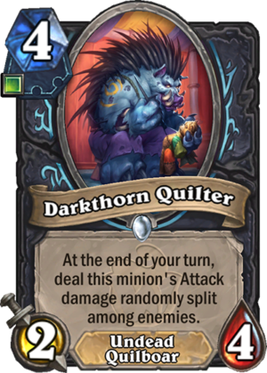 Darkthorn Quilter Card